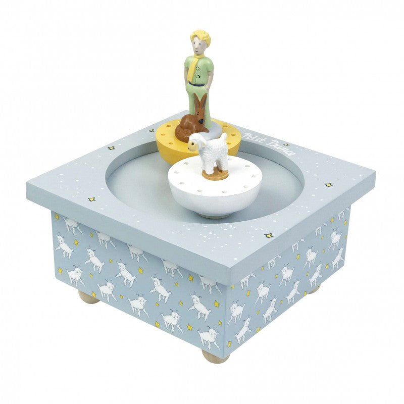Trousselier Dancing Music Box Little Prince & His Sheep