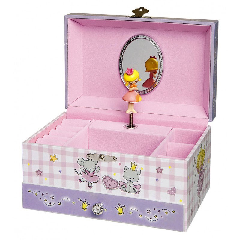 Trousselier Musical Jewelry Box Princess Parma Figurine Princess