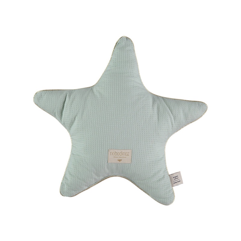 nobodinoz Aristote Star Cushion Aqua