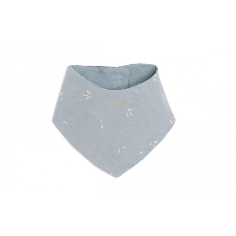nobodinoz Lucky Bandana Bib Willow Soft Blue