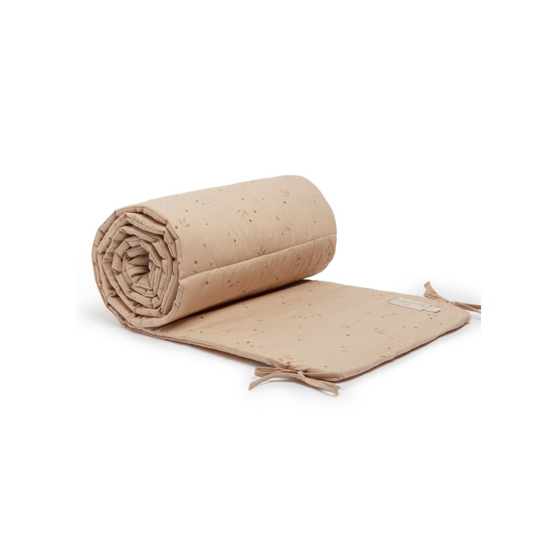 nobodinoz Nest Cot Bumper Willow Dune