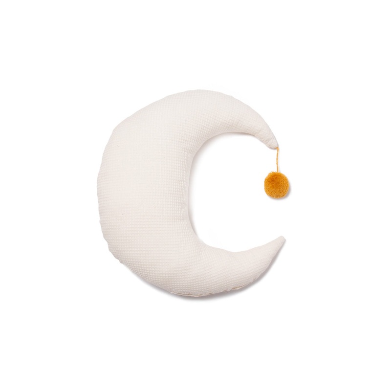 nobodinoz Pierrot Moon Cushion Natural