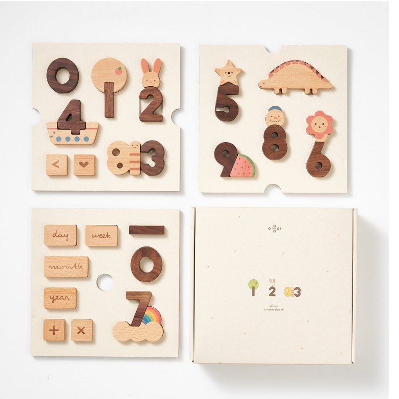 OIOIOOI Numbers Play Block Set
