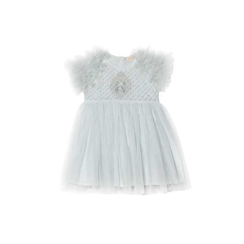 Tutu du Monde Bebe - Sea Holly Tulle Dress - Icicle