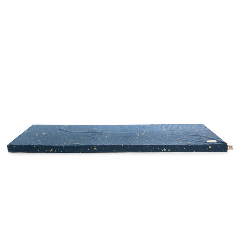 nobodinoz St Barth Mattress Gold Stella / Night Blue