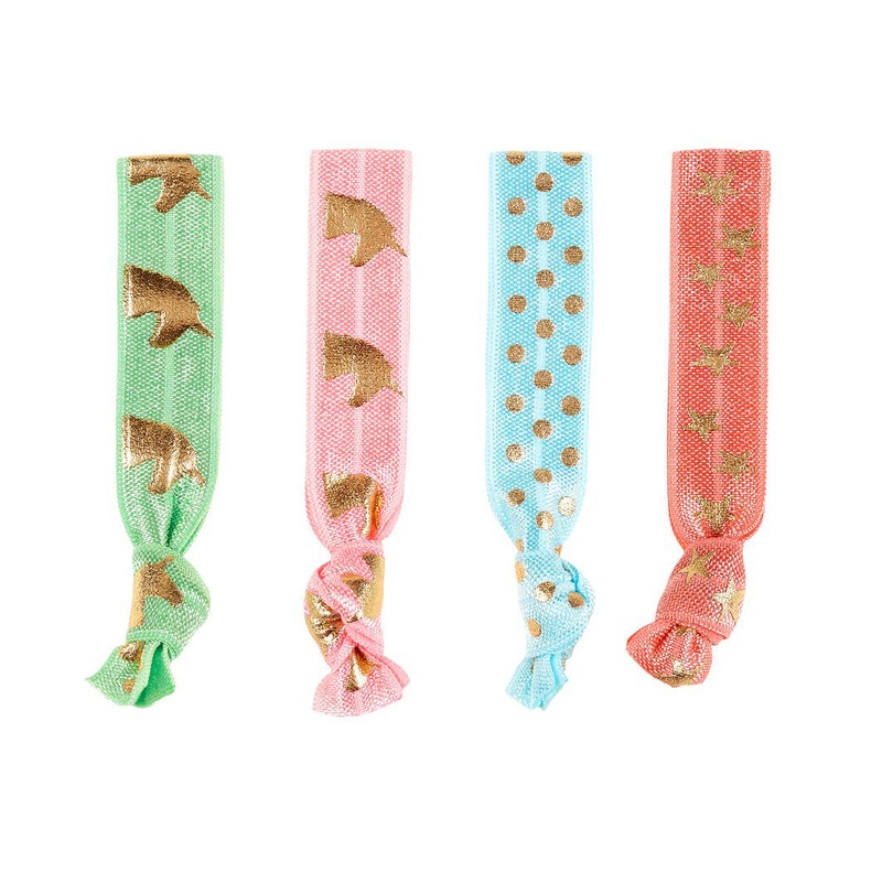 Souza 4 pcs Hair Elastics Elsine, Unicorn
