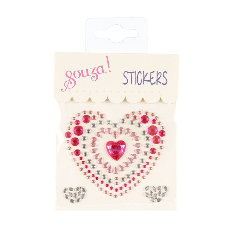 Souza Fun Stickers Heart Colourway