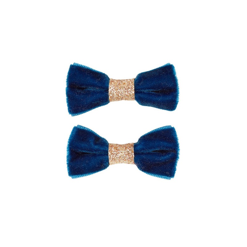 Souza Hair Claws Cynthia Blue (2 Pcs/Card, 1 Card)
