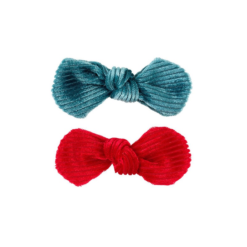 Souza Hair Claws Emery Blue-Red (2 pcs/Card, 1 Card)