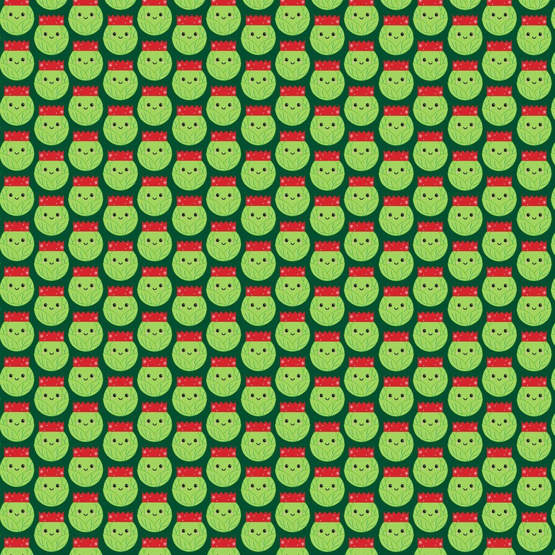 RJB Stone Brussels Sprouts Gift Wrap