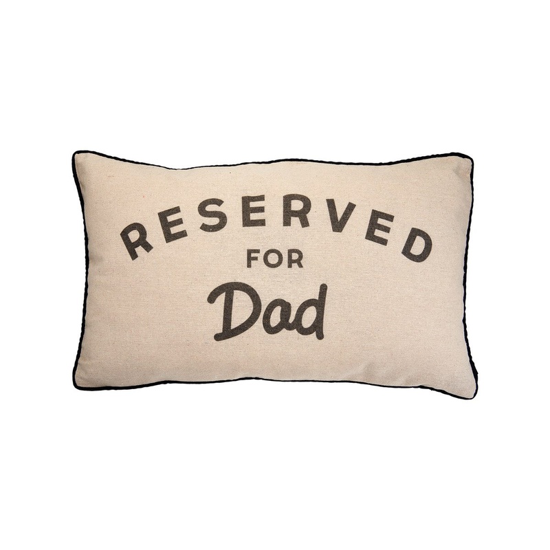 RJB Stone Cushion with Words Reserved for Dad