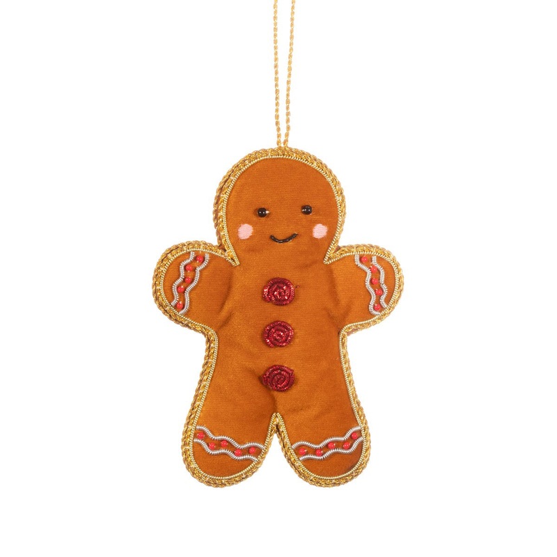 RJB Stone Gingerbread Zari Decoration