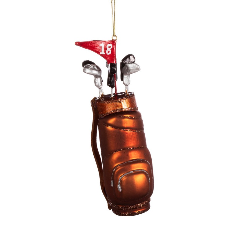 RJB Stone Golf Clubs Shaped Bauble