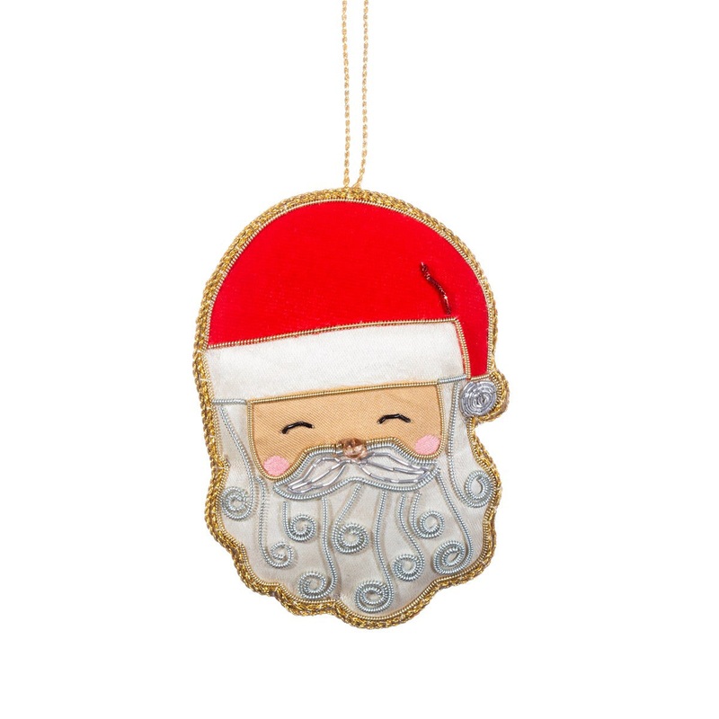 RJB Stone Santa Zari Decoration