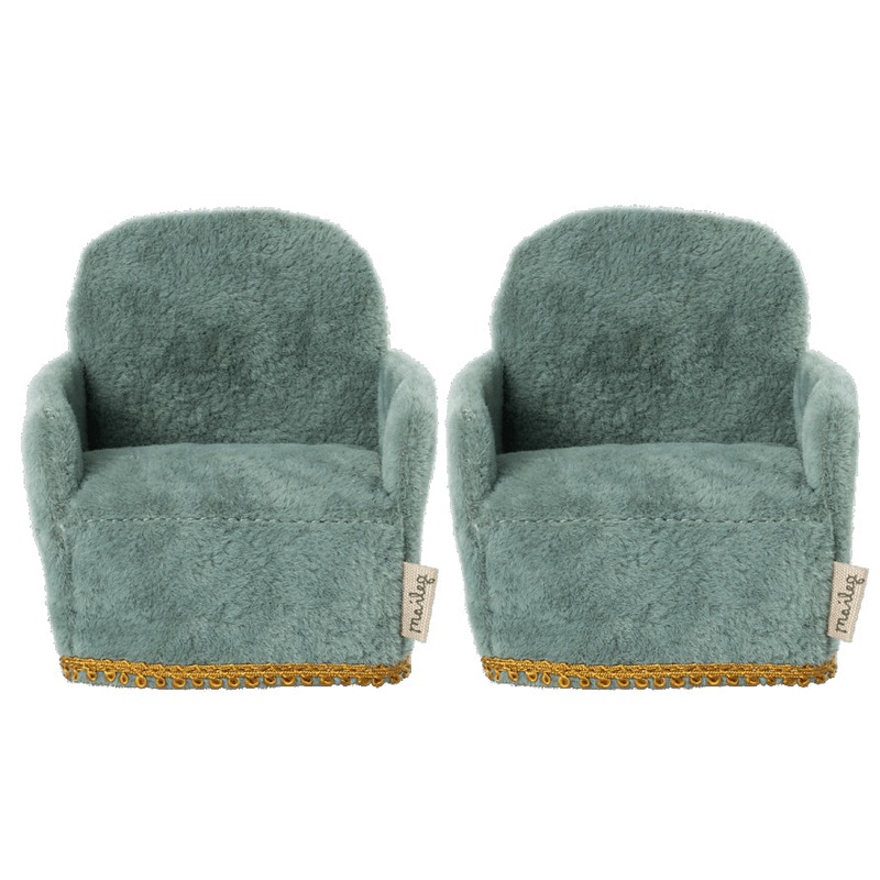 Maileg Chair 2 Pack, Mouse