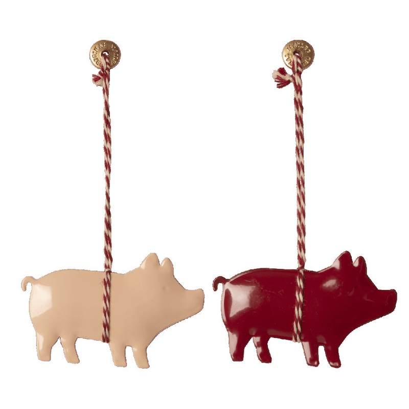 Maileg Metal Ornament, Pig (1pc)