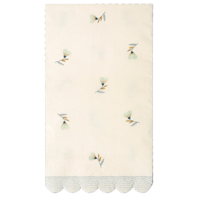 Maileg Napkin, Violet, Blue, 20x11cm