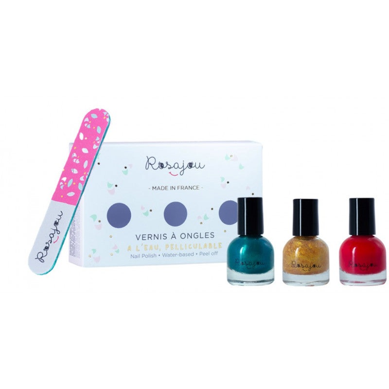 Rosajou Nail Polish Set 3 Madame / Paon / Cheri