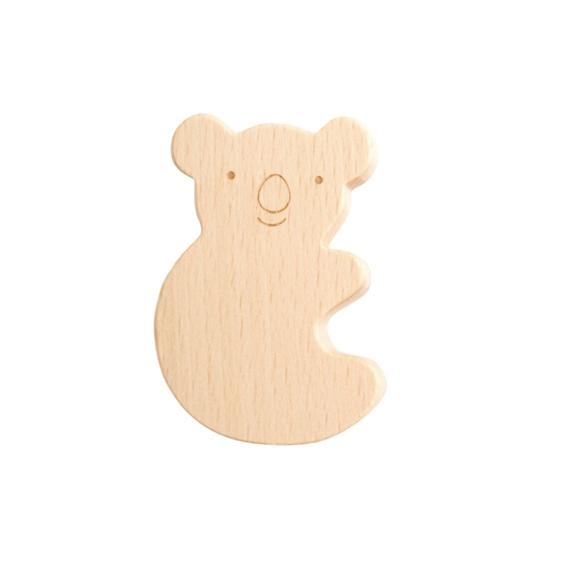 Briki Vroom Vroom Single Wood Hook: Koala