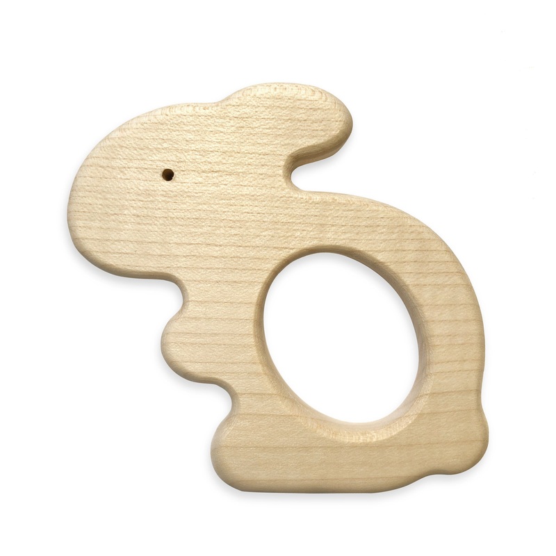Briki Vroom Vroom Wooden Teether Rabbit