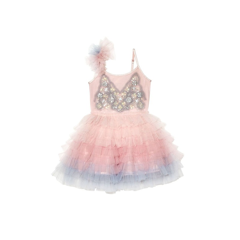 Tutu du Monde Bebe - Fleurette Tutu Dress - Porcelain Pink Mix