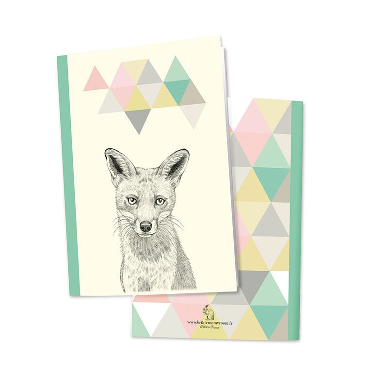 Briki Vroom Vroom Fox Notebook