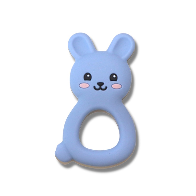 Jellystone Designs Bunny Teether - Soft Blue