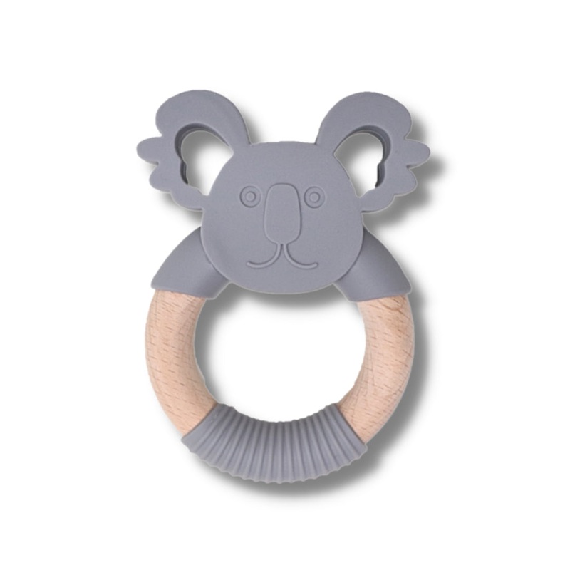 Jellystone Designs Koala Teether - Dark Grey