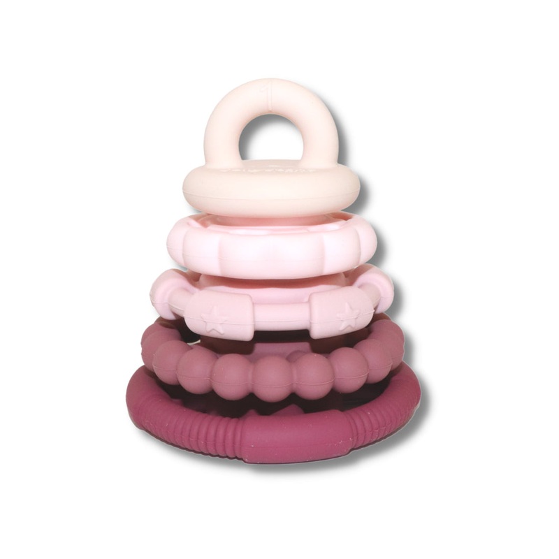 Jellystone Designs Stacker Teether & Toy - Dusty