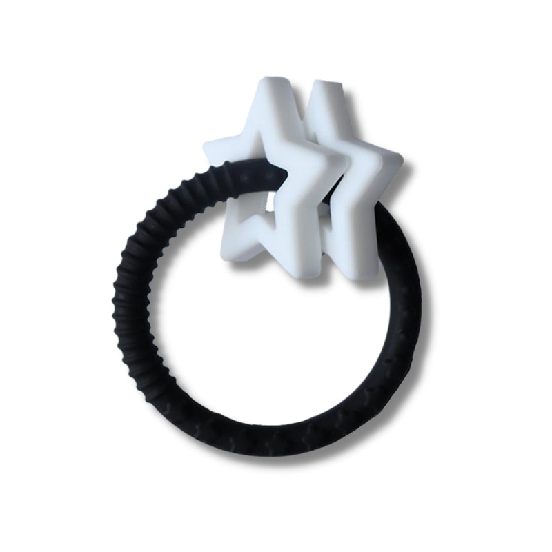 Jellystone Designs Star Baby Teether - Mono
