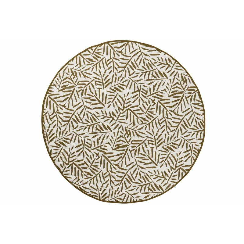 Toddlekind Luxe Diaper-Free Organic Cotton Mat - Sand Castle - 123cm