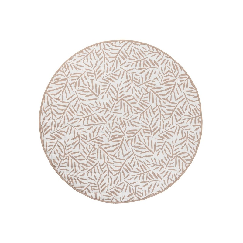 Toddlekind Luxe Diaper-Free Organic Cotton Mat - Sea Shell - 123cm