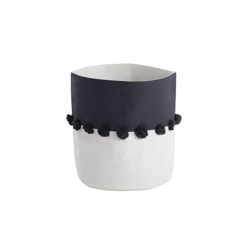 Toddlekind Pom Pom Storage Basket - Anchor - Large - 37x40cm