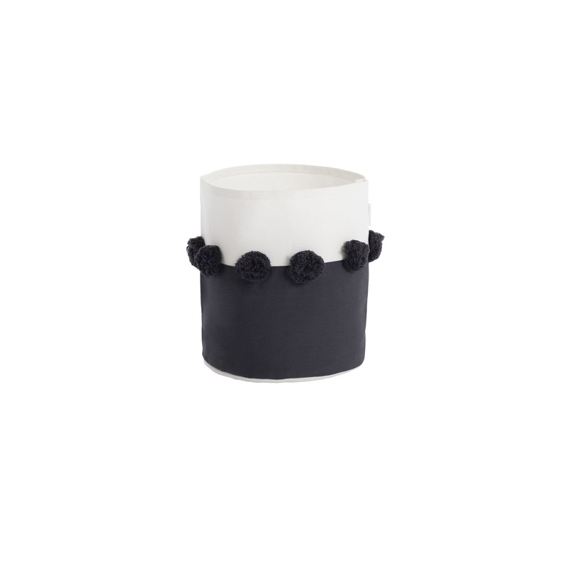 Toddlekind Pom Pom Storage Basket - Anchor - Small - 22x25cm