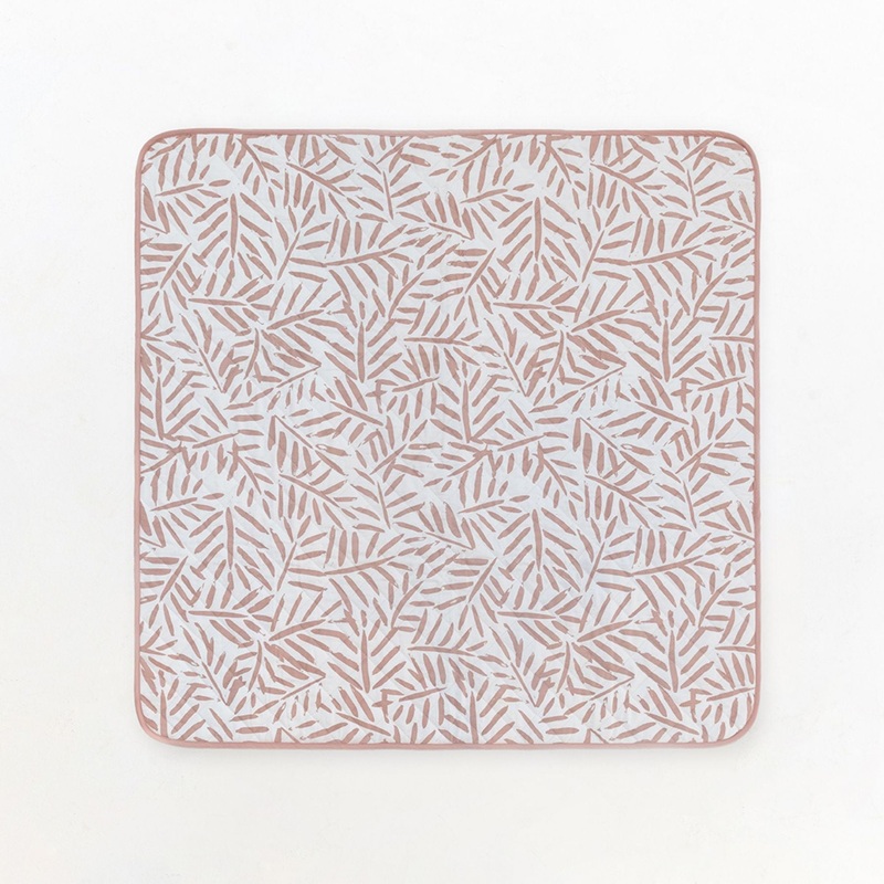 Toddlekind Waterproof Organic Travel Mat - Sea Shell - 120x120cm