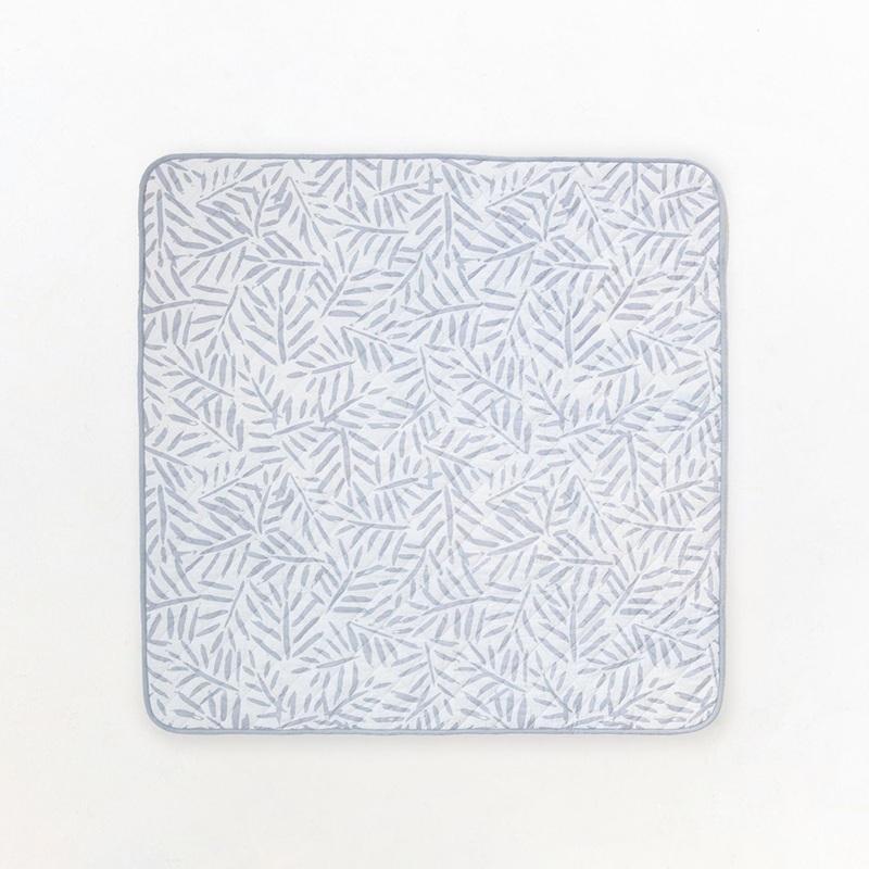 Toddlekind Waterproof Organic Travel Mat - Stone - 120x120cm