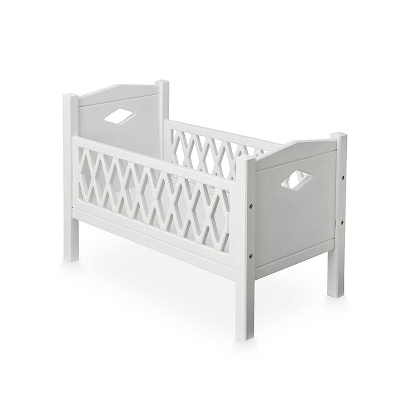 Cam Cam Copenhagen Doll's Bed Harlequin White