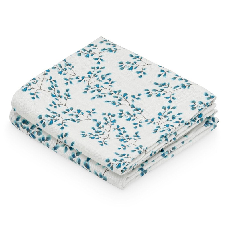 Cam Cam Copenhagen Muslin Cloth, 2-Pack - Gots Fiori