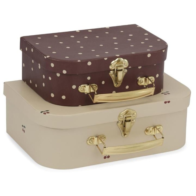 Konges Sljd 2 Pack Luggage Cherry Dot