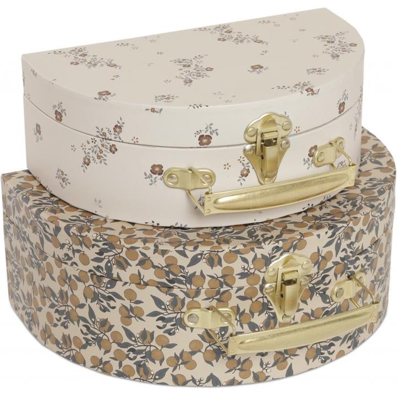 Konges Sljd 2 Pack Luggage Round Beige