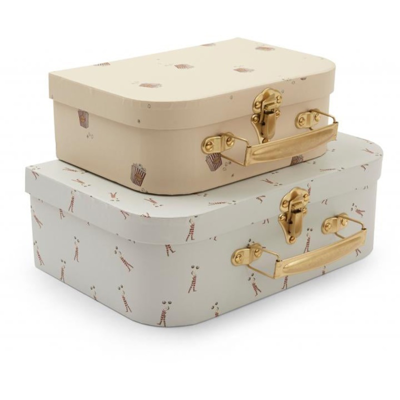 Konges Sljd 2 Pack Luggage Strong Man Popcorn