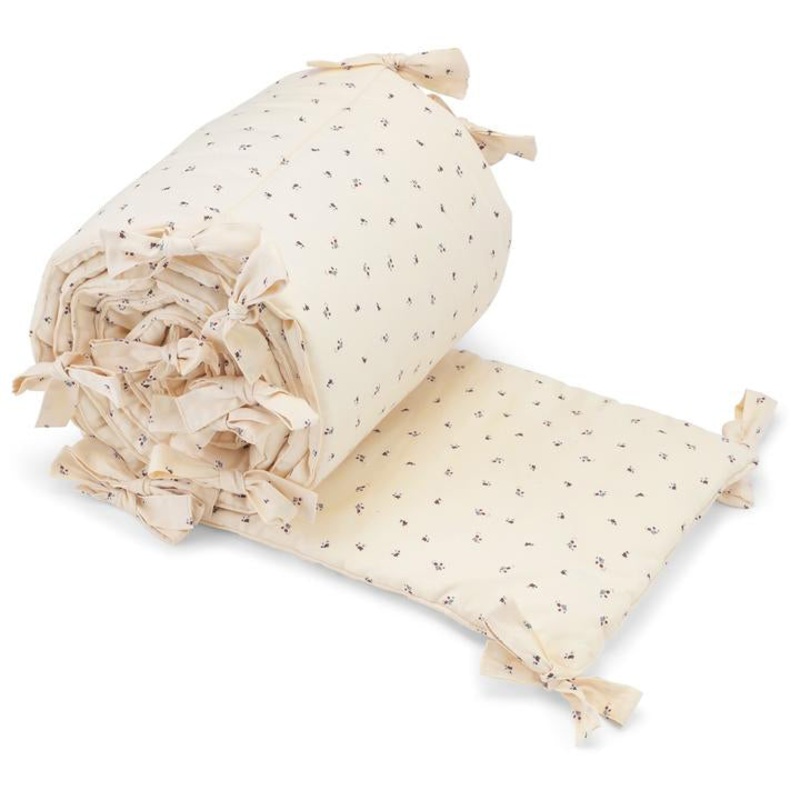 Konges Sljd Crib Bed Bumper 360cm Bloom Red Blue