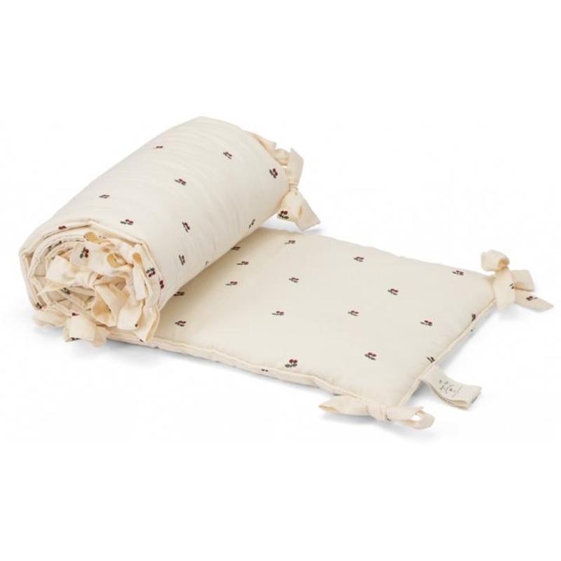 Konges Sljd Crib Bed Bumper 360cm Cherry