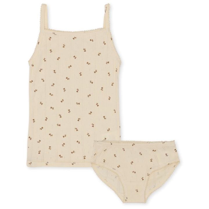 Konges Sljd Minnie Underwear Set Petit Bisou Mustard