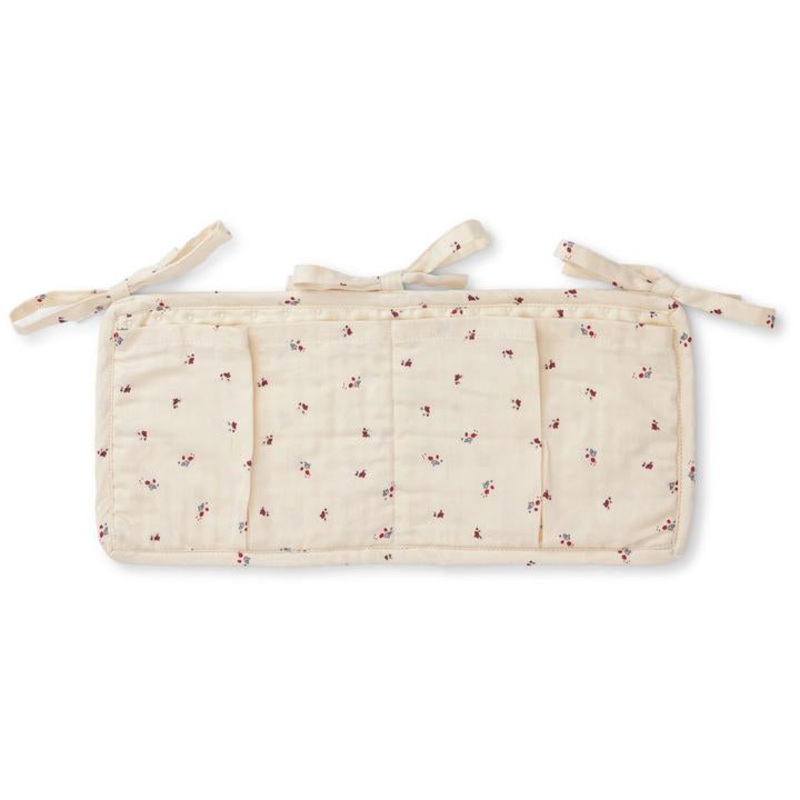 Konges Sljd Quilted Bed Pocket Bloom Red Blue