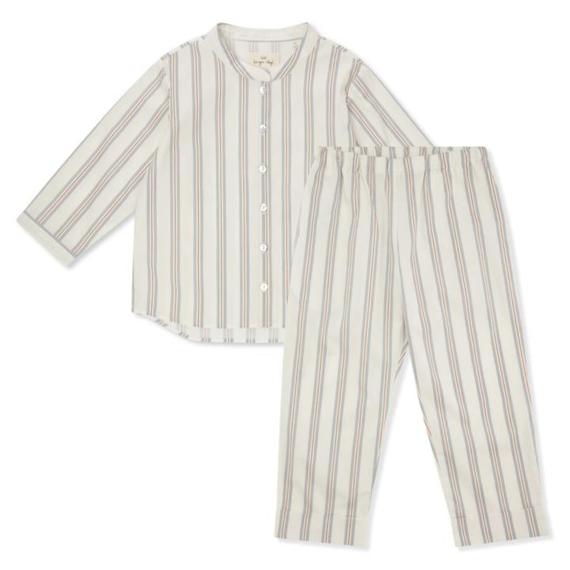 Konges Sljd Standard Havet Vintage Stripe Kids Pyjamas Blue
