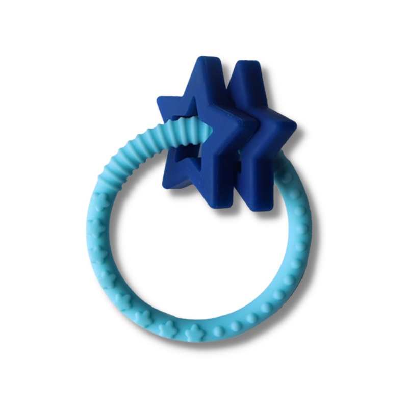 Jellystone Designs Star Baby Teether - Sapphire
