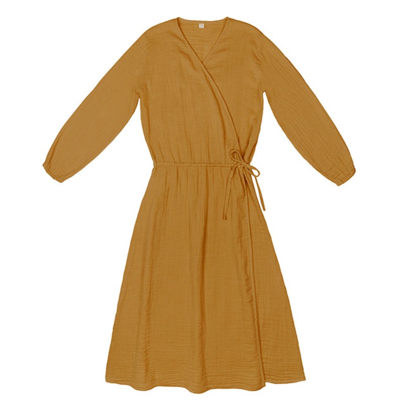 Numero 74 Organic Cotton Alma Dress Gold