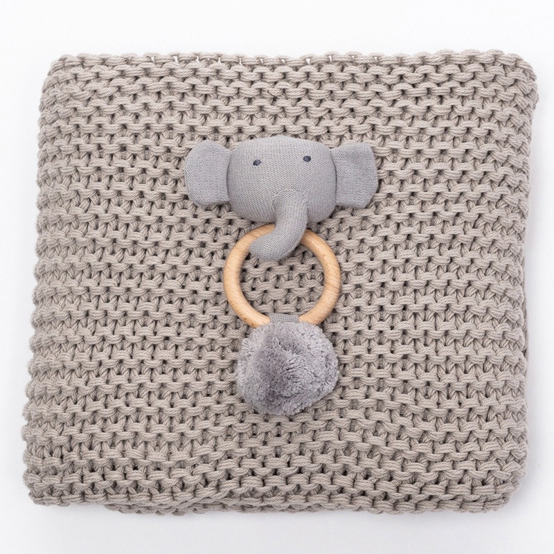 zestt Comfy Knit Baby Gift Set Gray