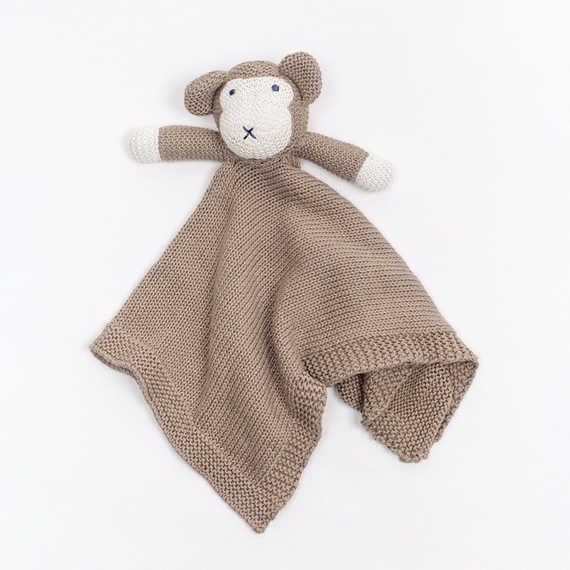 zestt Monkey Lovey Blanket